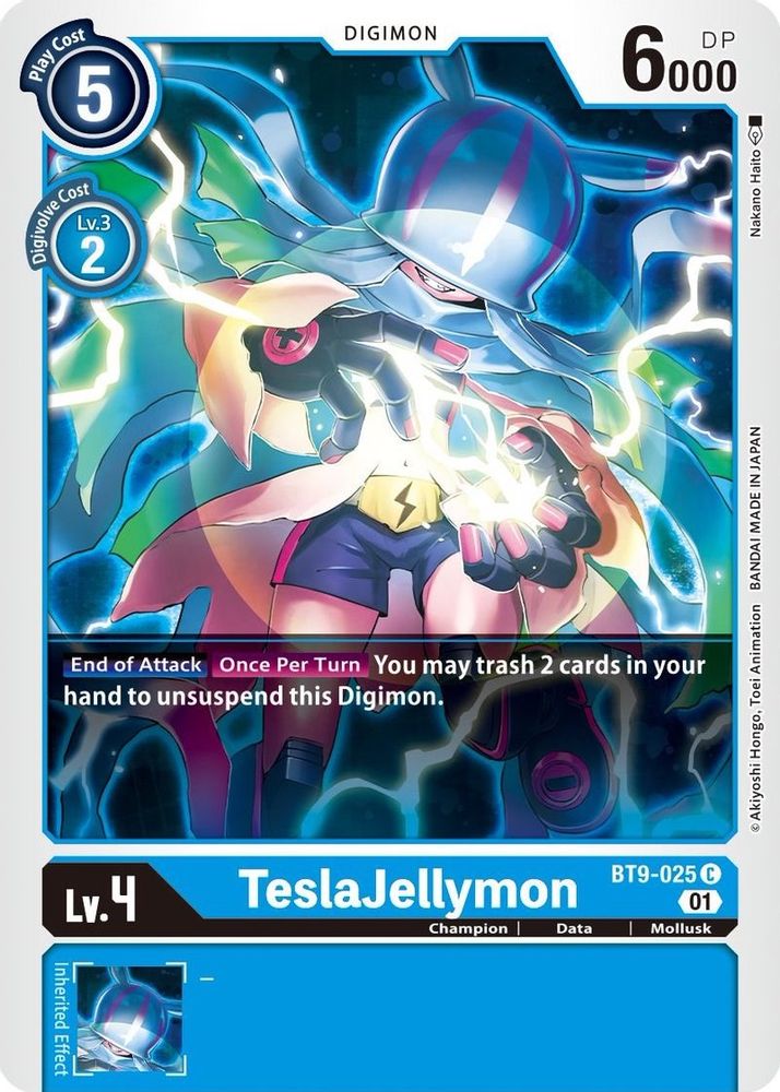 TeslaJellymon, Standard, front