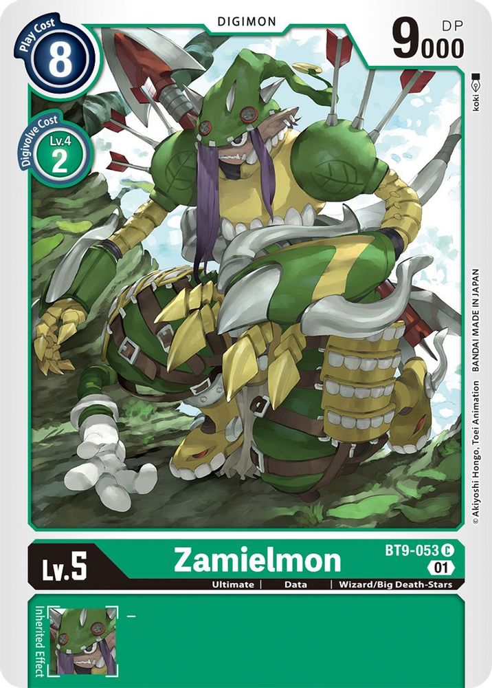 Zamielmon, Standard, front