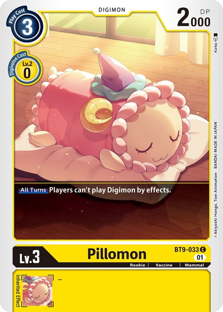 Pillomon, Standard, front