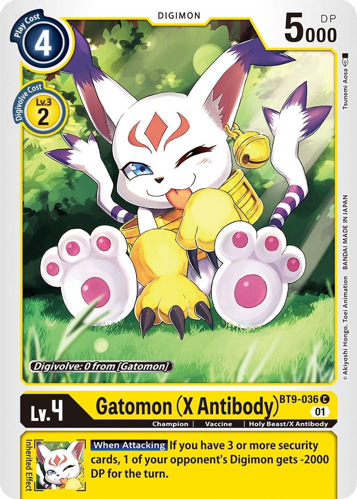 Gatomon (X Antibody), Standard, front