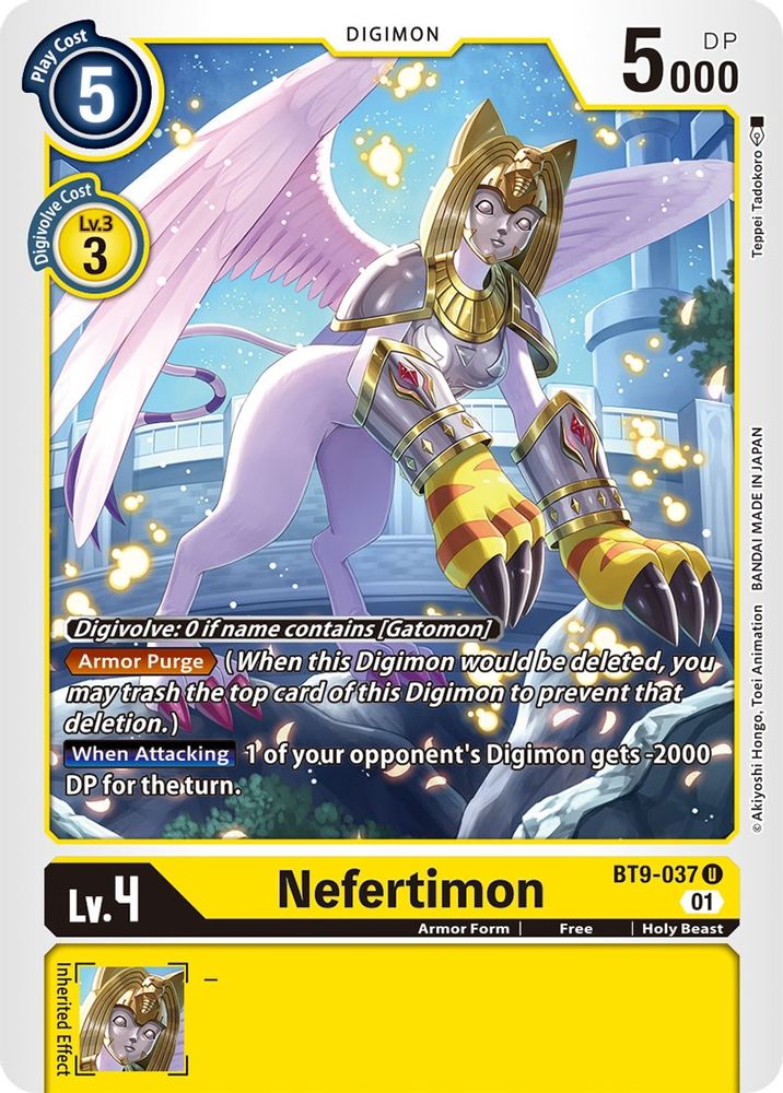 Nefertimon, Standard, front