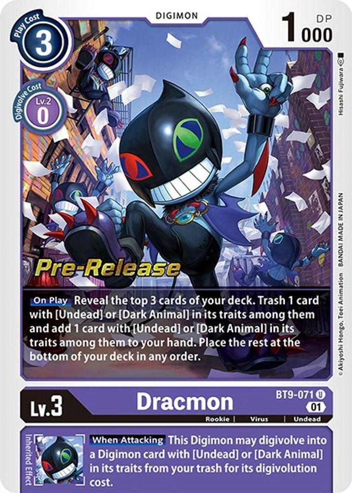 Dracmon, Foil, front