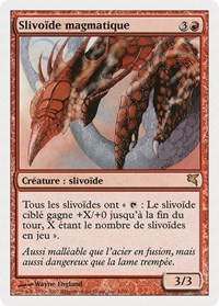 Magma Sliver (French) - "Slivoïde magmatique", Magic Encyclopedia 2005 (Salvat/Hachette)