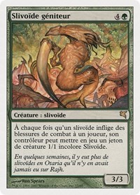 Brood Sliver (French) - "Slivoïde géniteur", Magic Encyclopedia 2005 (Salvat/Hachette)