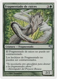 Root Sliver (Spanish) - "Fragmentado de raíces", Magic Encyclopedia 2005 (Salvat/Hachette)