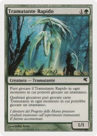 Quick Sliver (Italian) - "Tramutante Rapido", Magic Encyclopedia 2005 (Salvat/Hachette)