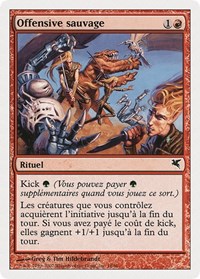Savage Offensive (French) - "Offensive sauvage", Magic Encyclopedia 2005 (Salvat/Hachette)