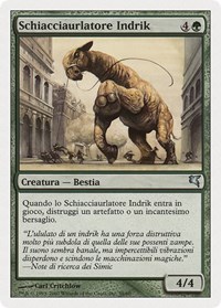 Indrik Stomphowler (Italian) - "Schiacciaurlatore Indrik", Magic Encyclopedia 2005 (Salvat/Hachette)