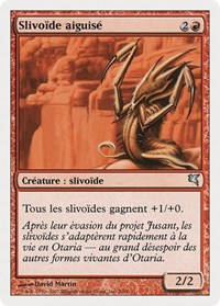 Blade Sliver (French) - "Slivoïde aiguisé", Magic Encyclopedia 2005 (Salvat/Hachette)