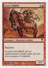 Goblin Chariot (Italian) - "Carro Goblin", Magic Encyclopedia 2005 (Salvat/Hachette)