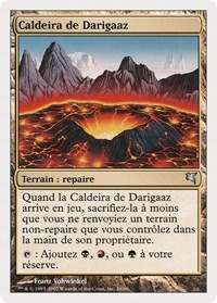 Darigaaz's Caldera (French) - "Caldeira de Darigaaz", Magic Encyclopedia 2005 (Salvat/Hachette)