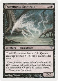 Spectral Sliver (Italian) - "Tramutante Spettrale", Magic Encyclopedia 2005 (Salvat/Hachette)