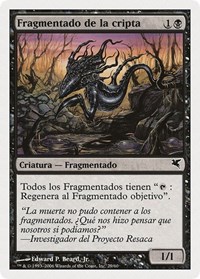 Crypt Sliver (Spanish) - "Fragmentado de la cripta", Magic Encyclopedia 2005 (Salvat/Hachette)