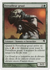 Gruul Scrapper (French) - "Ferrailleur gruul", Magic Encyclopedia 2005 (Salvat/Hachette)