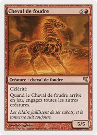 Thundermare (French) - "Cheval de foudre", Magic Encyclopedia 2005 (Salvat/Hachette)