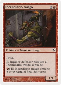 Goblin Fire Fiend (Spanish) - "Incendiario trasgo", Magic Encyclopedia 2005 (Salvat/Hachette)