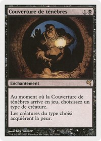 Cover of Darkness (French) - "Couverture de ténèbres", Magic Encyclopedia 2005 (Salvat/Hachette)