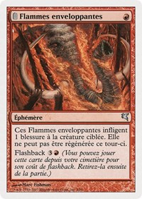 Engulfing Flames (French) - "Flammes enveloppantes", Magic Encyclopedia 2005 (Salvat/Hachette)