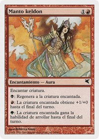 Keldon Mantle (Spanish) - "Manto keldon", Magic Encyclopedia 2005 (Salvat/Hachette)