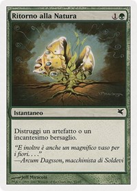 Naturalize (Italian) - "Ritorno alla Natura", Magic Encyclopedia 2005 (Salvat/Hachette)