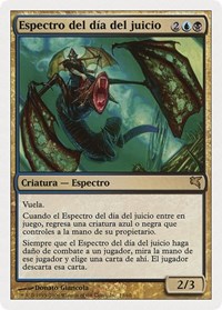 Doomsday Specter (Spanish) - "Espectro del día del juicio", Magic Encyclopedia 2005 (Salvat/Hachette)