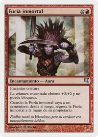 Undying Rage (Spanish) - "Furia inmortal", Magic Encyclopedia 2005 (Salvat/Hachette)