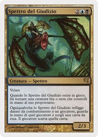 Doomsday Specter (Italian) - "Spettro del Giudizio", Magic Encyclopedia 2005 (Salvat/Hachette)