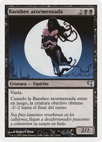 Keening Banshee (Spanish) - "Banshee atormentada", Magic Encyclopedia 2005 (Salvat/Hachette)