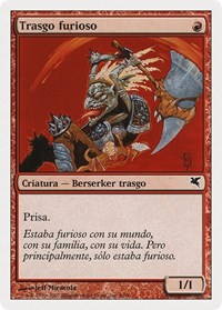 Raging Goblin (Spanish) - "Trasgo furioso", Magic Encyclopedia 2005 (Salvat/Hachette)