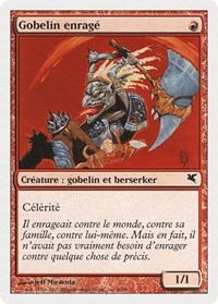 Raging Goblin (French) - "Gobelin enragé", Magic Encyclopedia 2005 (Salvat/Hachette)