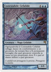 Cephalid Constable (Italian) - "Conestabile Cefalide", Magic Encyclopedia 2005 (Salvat/Hachette)