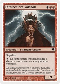 Vulshok Sorcerer (Italian) - "Fattucchiera Vulshok", Magic Encyclopedia 2005 (Salvat/Hachette)
