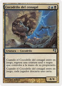 Marsh Crocodile (Spanish) - "Cocodrilo del cenagal", Magic Encyclopedia 2005 (Salvat/Hachette)