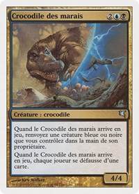 Marsh Crocodile (French) - "Crocodile des marais", Magic Encyclopedia 2005 (Salvat/Hachette)