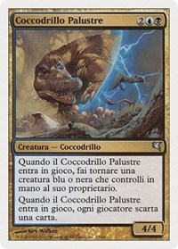 Marsh Crocodile (Italian) - "Coccodrillo Palustre", Magic Encyclopedia 2005 (Salvat/Hachette)