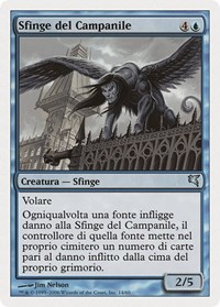 Belltower Sphinx (Italian) - "Sfinge del Campanile", Magic Encyclopedia 2005 (Salvat/Hachette)