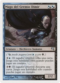 Dimir Guildmage (Spanish) - "Mago del Gremio Dimir", Magic Encyclopedia 2005 (Salvat/Hachette)