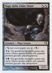 Dimir Guildmage (Italian) - "Mago della Gilda Dimir", Magic Encyclopedia 2005 (Salvat/Hachette)