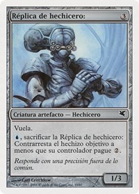 Wizard Replica (Spanish) - "Réplica del hechicero", Magic Encyclopedia 2005 (Salvat/Hachette)