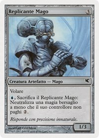 Wizard Replica (Italian) - "Replicante Mago", Magic Encyclopedia 2005 (Salvat/Hachette)