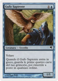 Sage Owl (Italian) - "Gufo Sapiente", Magic Encyclopedia 2005 (Salvat/Hachette)