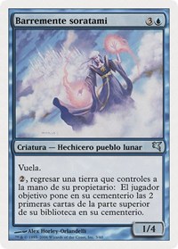 Soratami Mindsweeper (Spanish) - "Barremente soratami", Magic Encyclopedia 2005 (Salvat/Hachette)
