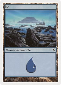 Island (French) - "Ile" (E8), Magic Encyclopedia 2005 (Salvat/Hachette)