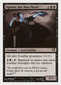 Lord of the Undead (Italian) - "Signore dei Non Morti", Magic Encyclopedia 2005 (Salvat/Hachette)