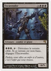 Helldozer (French) - "Excavenfer", Magic Encyclopedia 2005 (Salvat/Hachette)