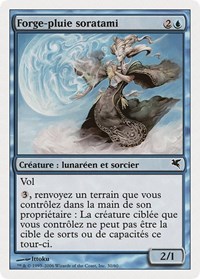 Soratami Rainshaper (French) - "Forge-pluie soratami", Magic Encyclopedia 2005 (Salvat/Hachette)