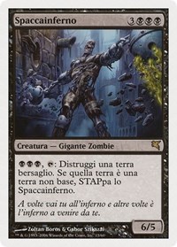 Helldozer (Italian) - "Spaccainferno", Magic Encyclopedia 2005 (Salvat/Hachette)