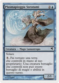 Soratami Rainshaper (Italian) - "Plasmapioggia Soratami", Magic Encyclopedia 2005 (Salvat/Hachette)