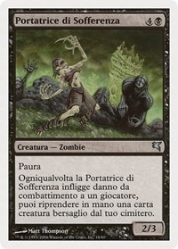 Woebearer (Italian) - "Portatrice di Sofferenza", Magic Encyclopedia 2005 (Salvat/Hachette)