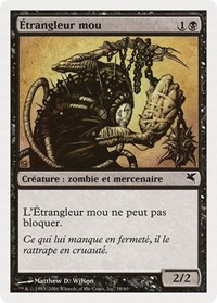 Spineless Thug (French) - "Étrangleur mou", Magic Encyclopedia 2005 (Salvat/Hachette)